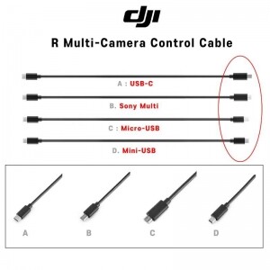 DJI 로닌 멀티 카메라 제어 케이블 Ronin R Multi-Camera Control Cable (DJI RS 2, DJI RSC 2 호환)