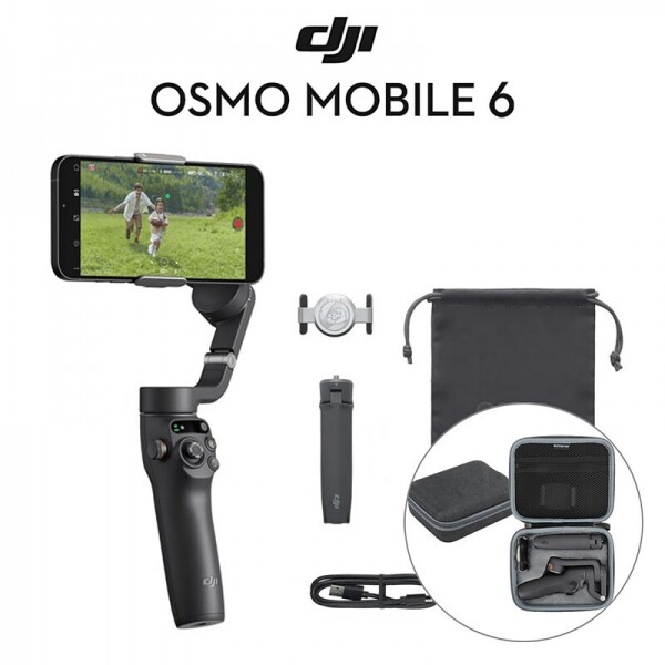 DJI스토어 드론뷰,DJI 오즈모 모바일 6 (Osmo Mobile 6) + 휴대용 고급 케이스 포함