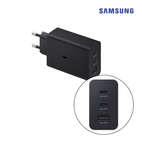 DJI스토어 드론뷰,65W 휴대용 고속 PD 충전기 (삼성 정품 USB-C, USB-A 3포트)