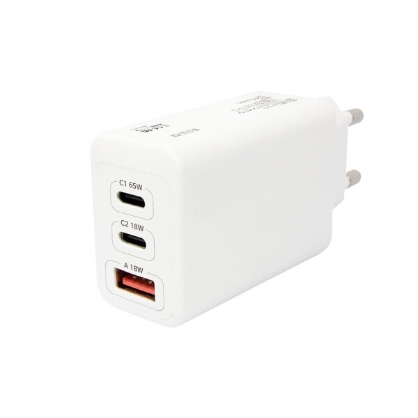 DJI 스토어 드론뷰,65W 휴대용 고속 충전기 (USB-C x 2, USB-A x 1, 3포트)